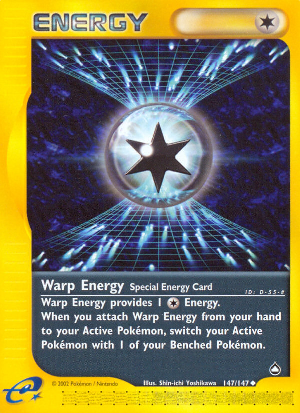 Warp Energy ecard2-147 Uncommon from Aquapolis Set