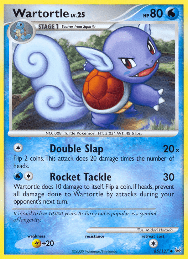 Wartortle pl1-65 Uncommon from Platinum Set