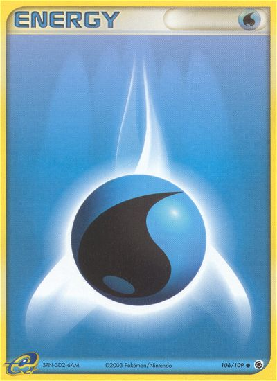 Water Energy ex1-106 Common from Ruby & Sapphire Set