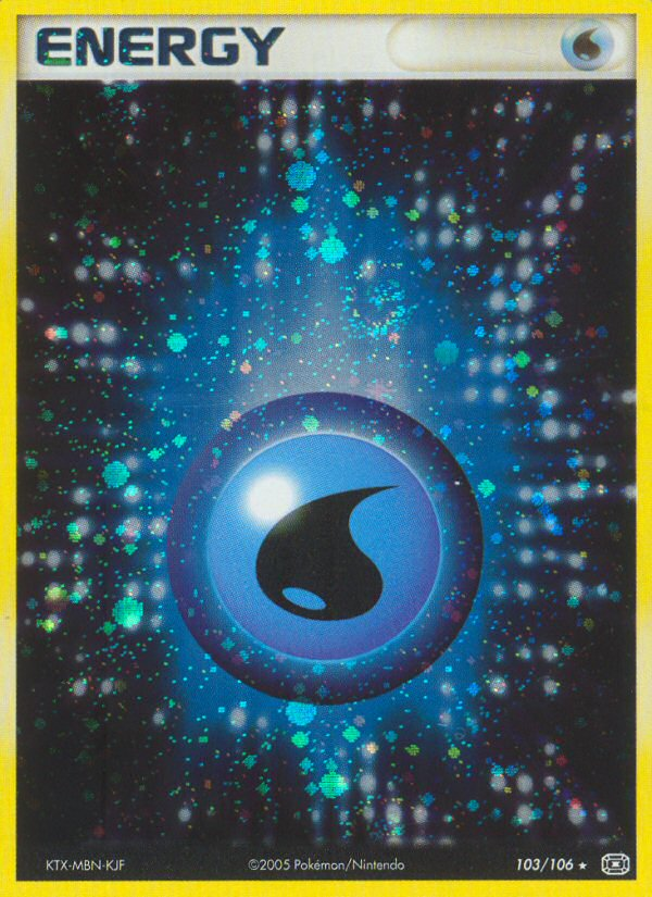 Water Energy ex9-103 Rare Holo from Emerald Set