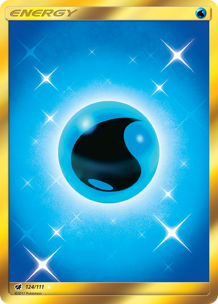 Water Energy sm4-124 Rare Secret from Crimson Invasion Set