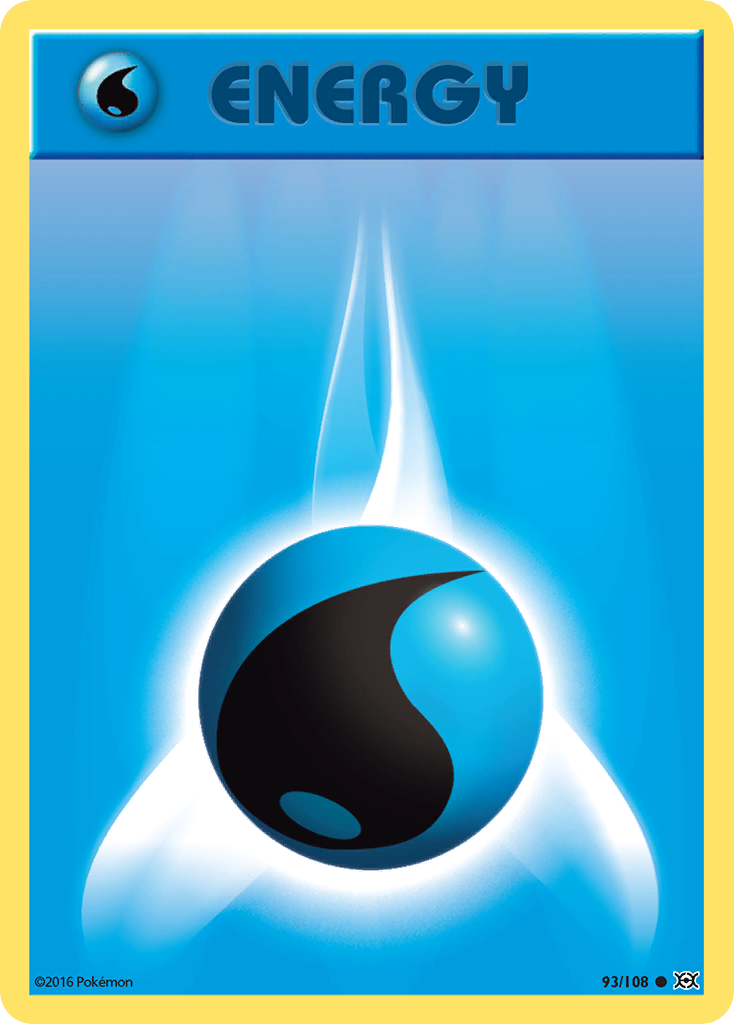 Water Energy xy12-93 Common from Evolutions Set
