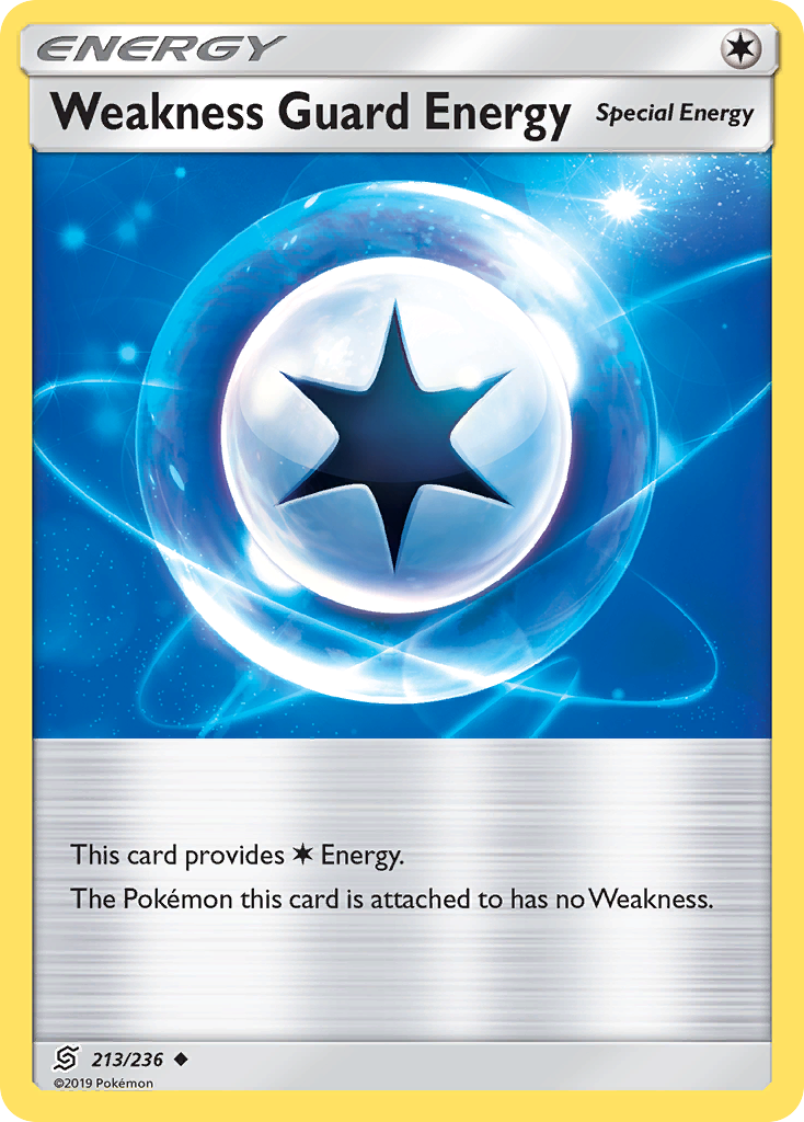 Weakness Guard Energy sm11-213 Uncommon from Unified Minds Set