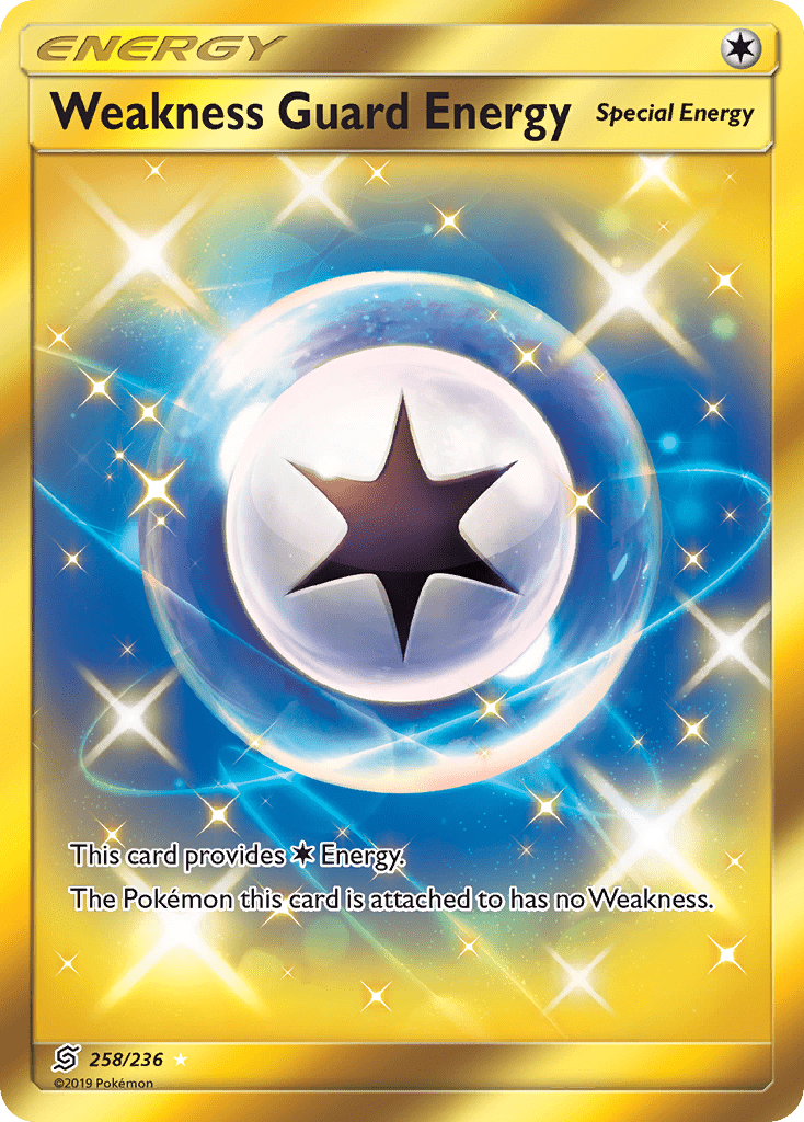 Weakness Guard Energy sm11-258 Rare Secret from Unified Minds Set