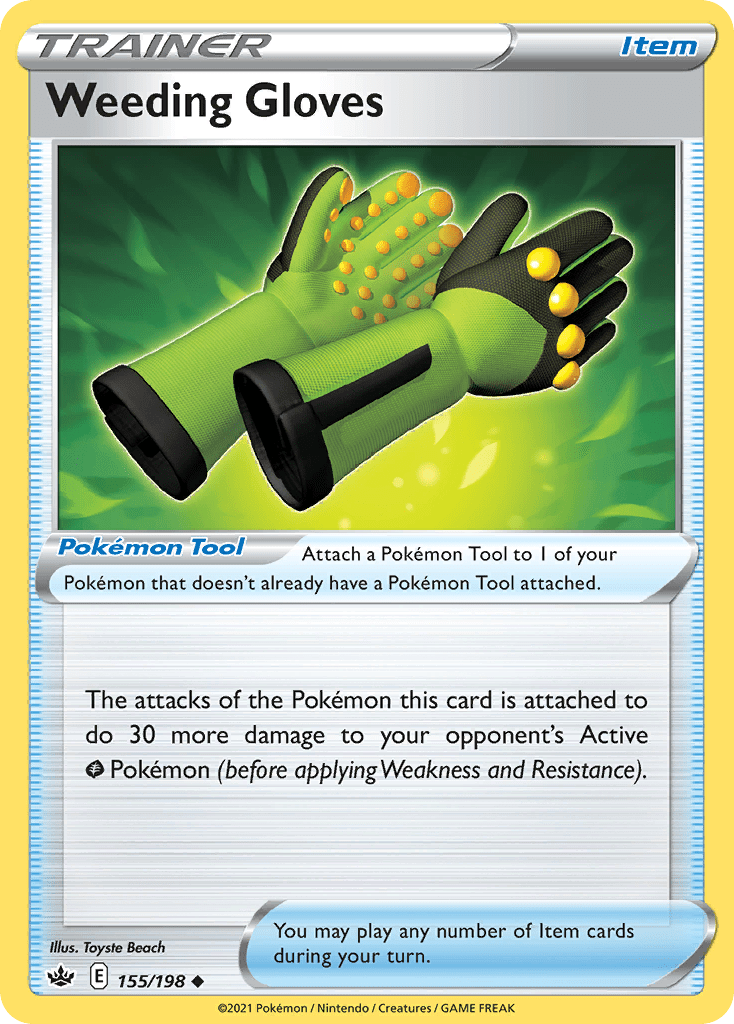 Weeding Gloves swsh6-155 Uncommon from Chilling Reign Set