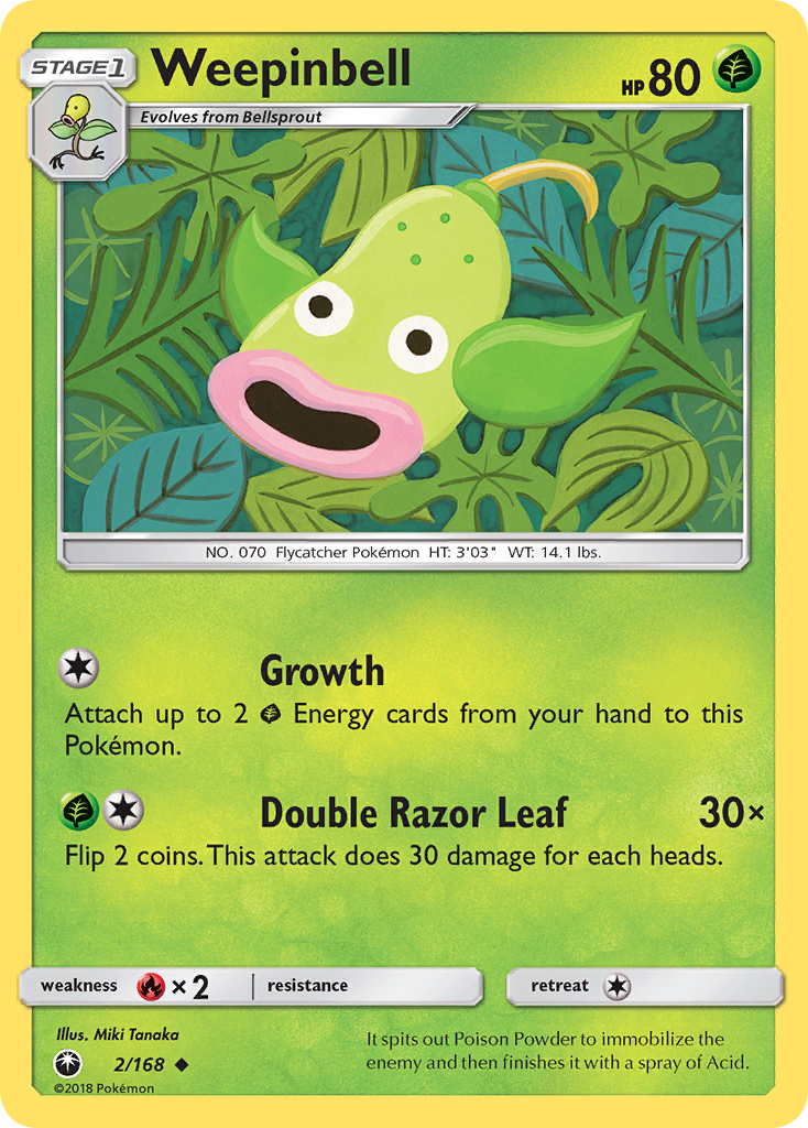 Weepinbell sm7-2 Uncommon from Celestial Storm Set