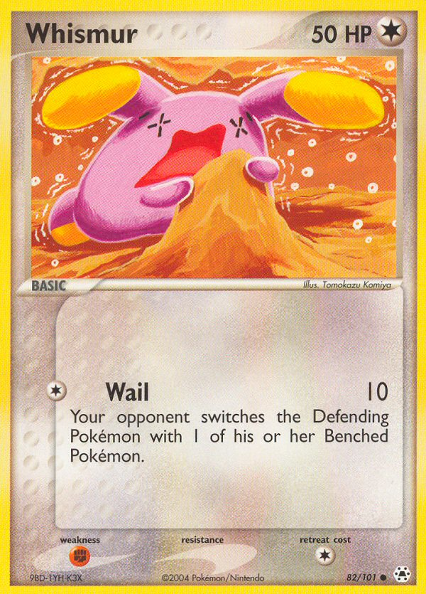 Whismur ex5-82 Common from Hidden Legends Set