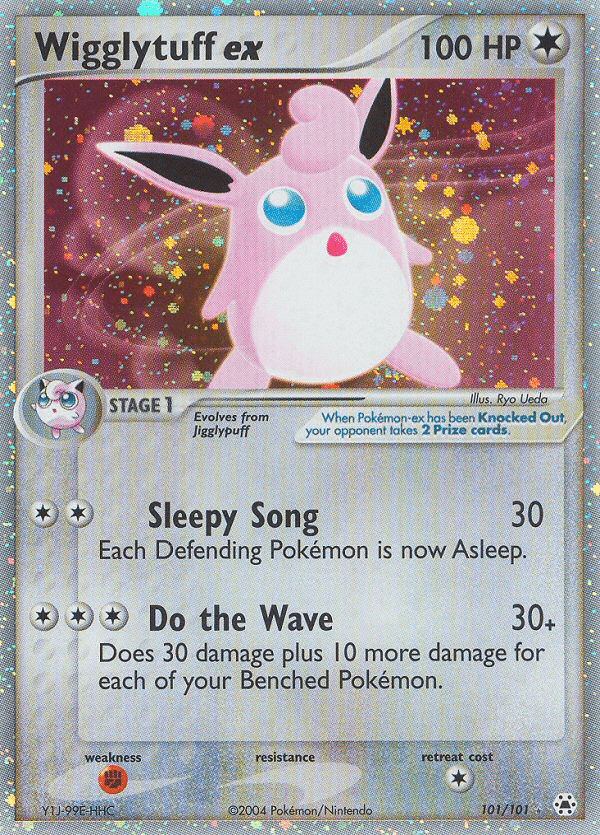 Wigglytuff ex ex5-101 Rare Holo EX from Hidden Legends Set