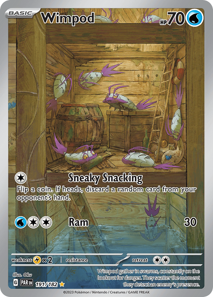 Wimpod sv4-191 Illustration Rare from Paradox Rift Set