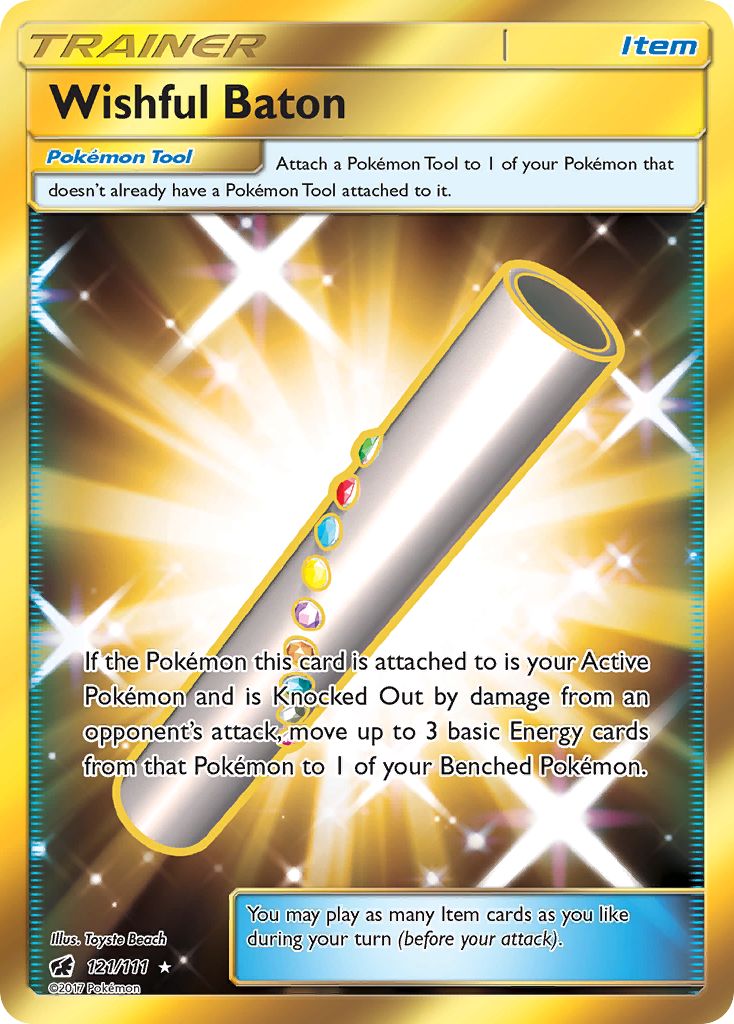 Wishful Baton sm4-121 Rare Secret from Crimson Invasion Set