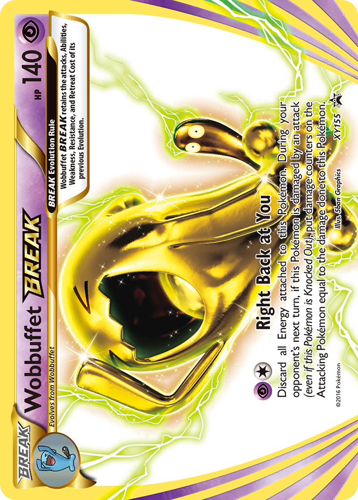 Wobbuffet BREAK xyp-XY155 Promo from XY Black Star Promos Set