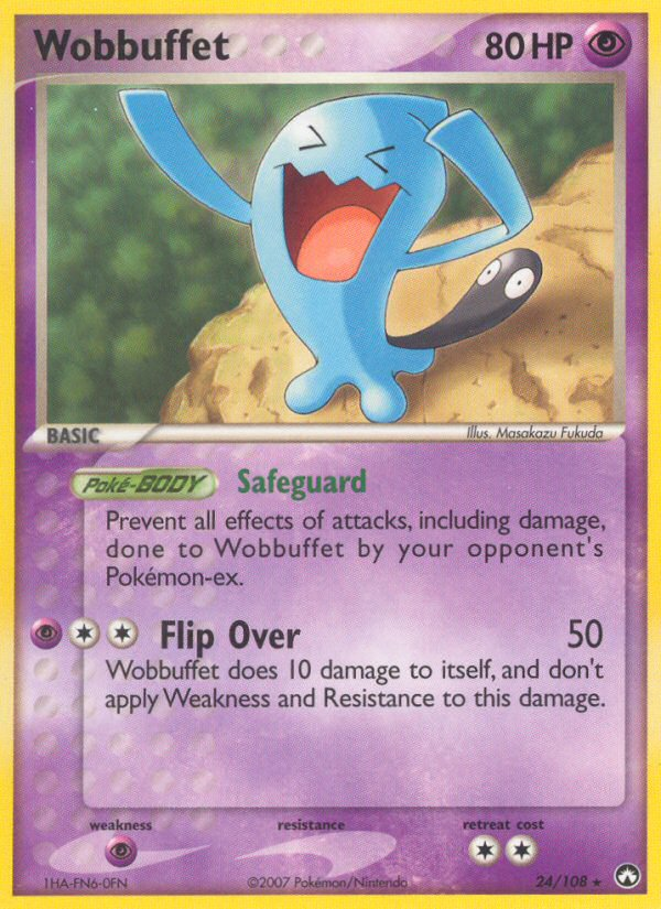Wobbuffet ex16-24 Rare from Power Keepers Set