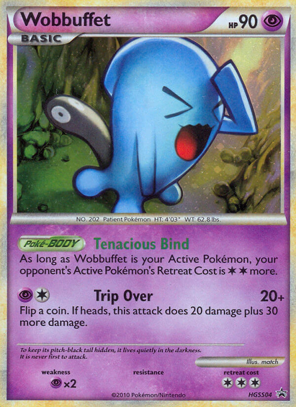 Wobbuffet hsp-HGSS04 Promo from HGSS Black Star Promos Set