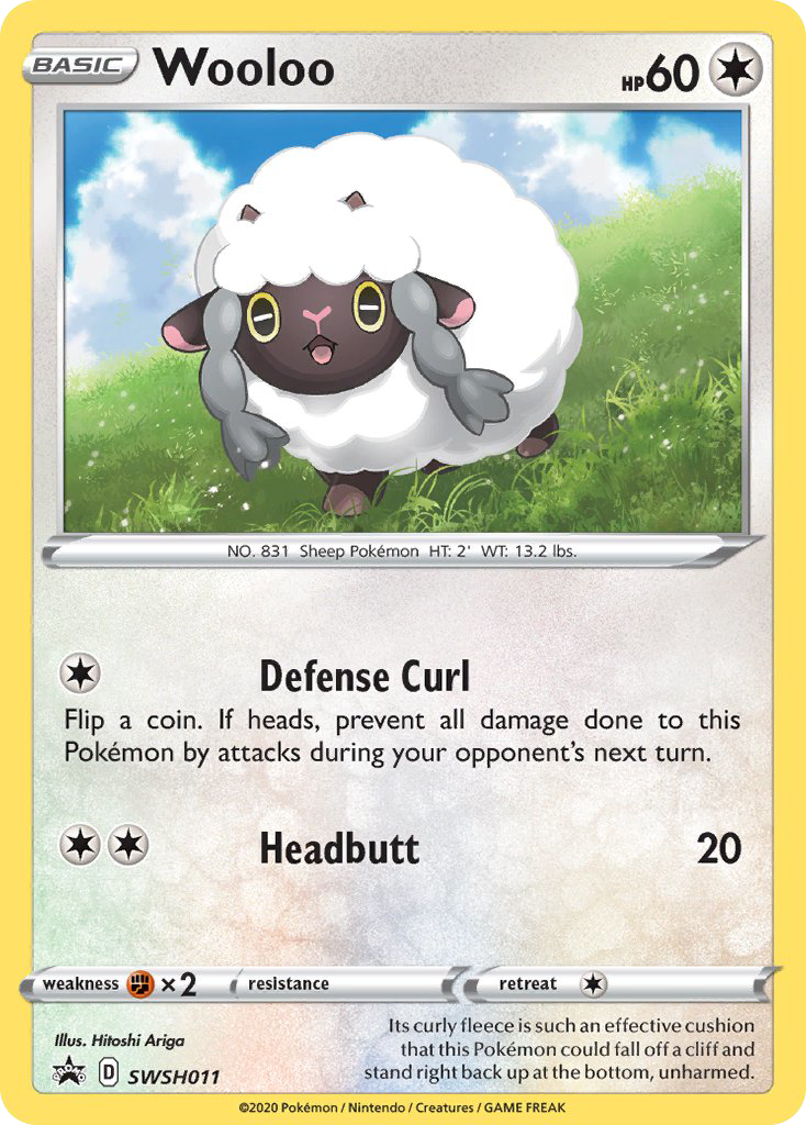 Wooloo swshp-SWSH011 Promo from SWSH Black Star Promos Set