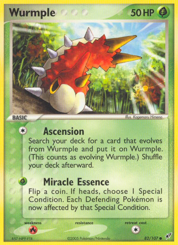 Wurmple ex8-82 Common from Deoxys Set
