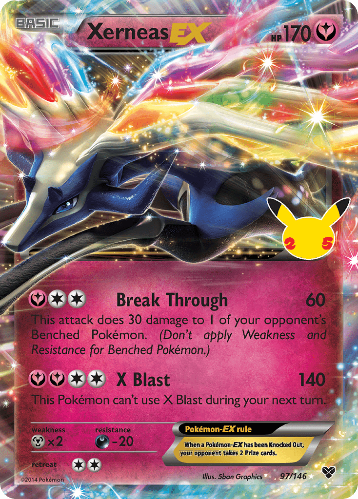 Xerneas-EX cel25c-97_A Classic Collection from Celebrations: Classic Collection Set