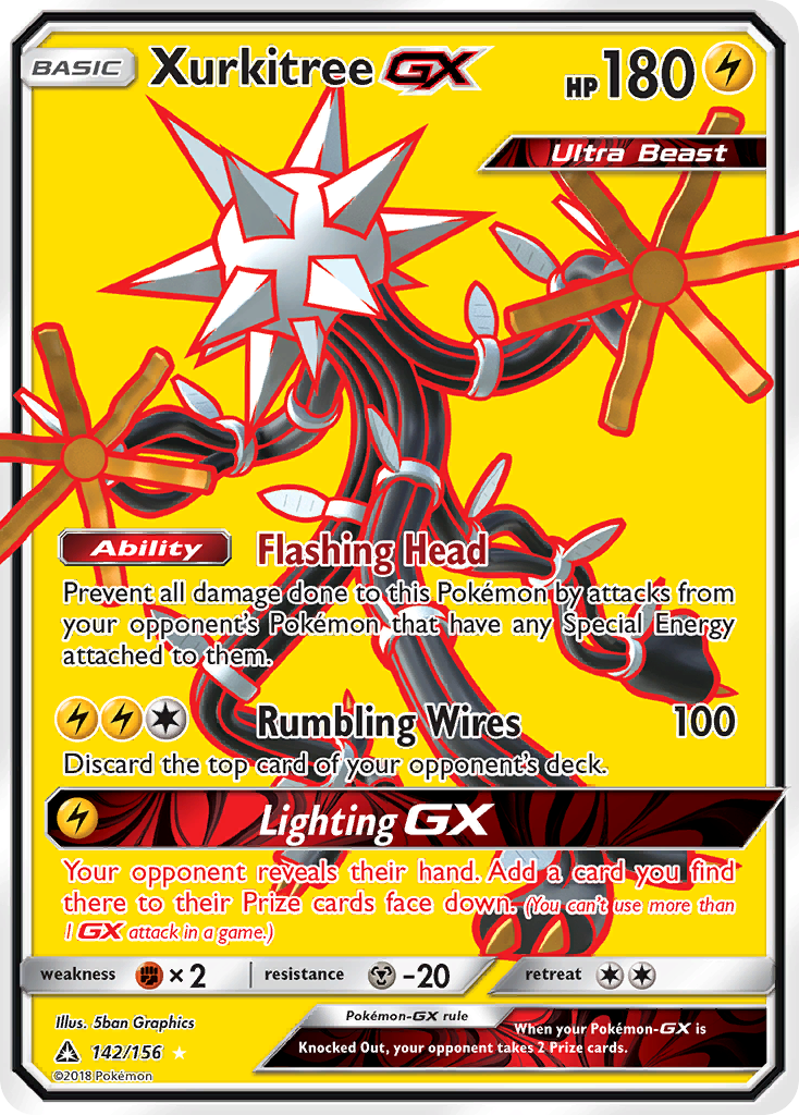 Xurkitree-GX sm5-142 Rare Ultra from Ultra Prism Set