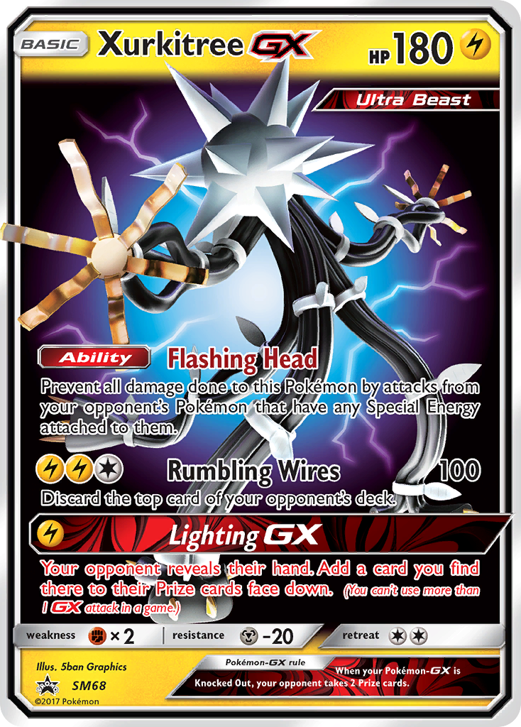 Xurkitree-GX smp-SM68 Promo from SM Black Star Promos Set