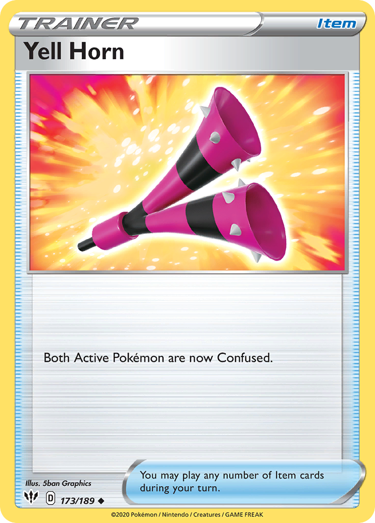 Yell Horn swsh3-173 Uncommon from Darkness Ablaze Set