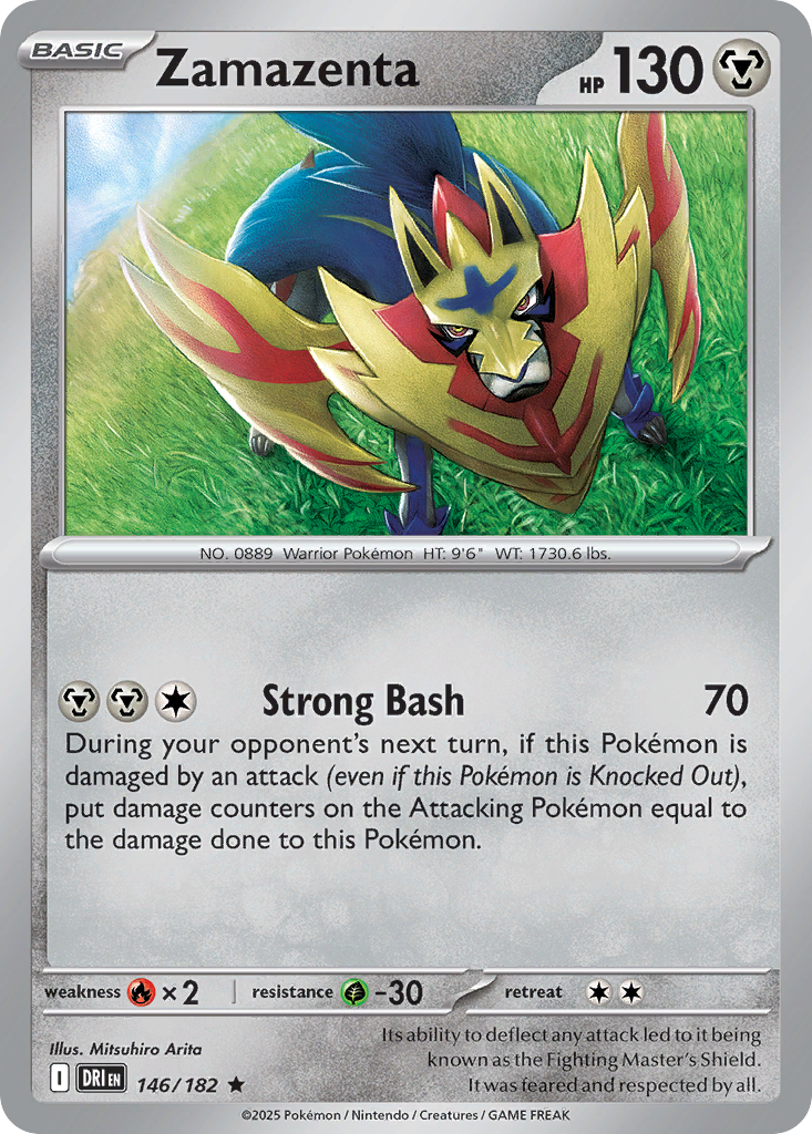 Zamazenta sv10-146 Rare from Destined Rivals Set