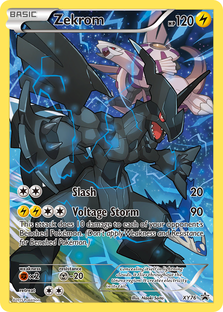 Zekrom xyp-XY76 Promo from XY Black Star Promos Set