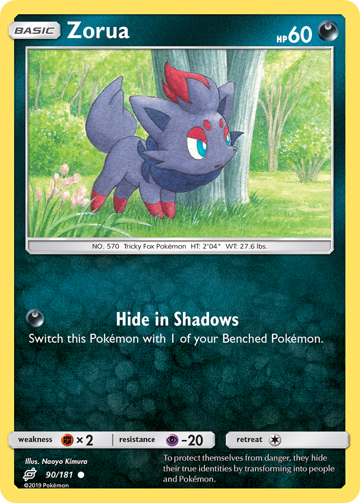 Zorua sm9-90 Common from Team Up Set