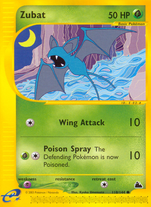 Zubat ecard3-118 Common from Skyridge Set