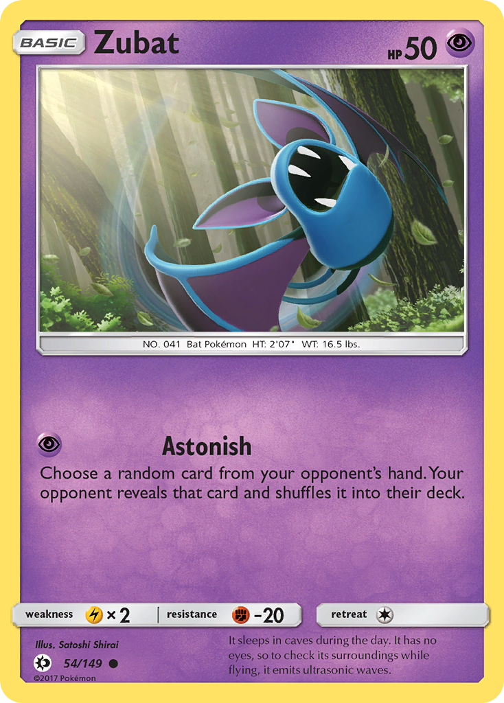 Zubat sm1-54 Common from Sun & Moon Set