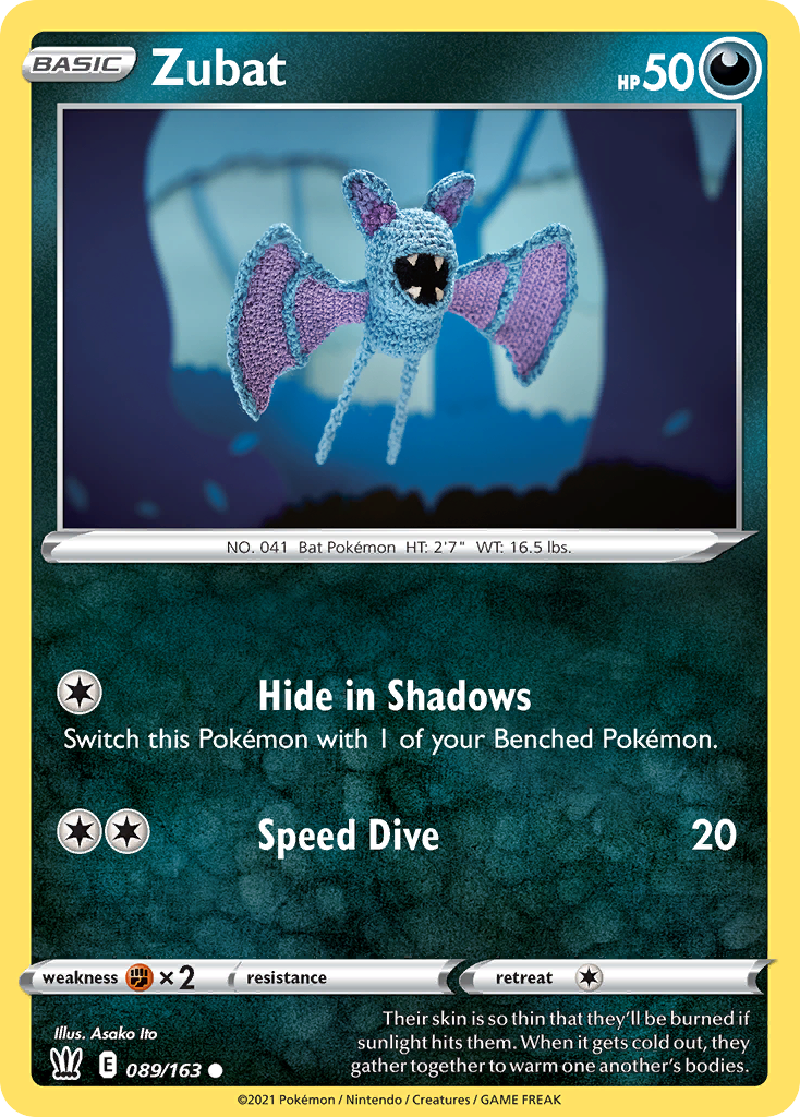 Zubat swsh5-89 Common from Battle Styles Set