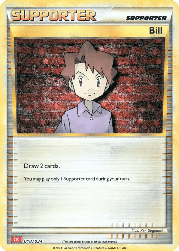 Bill 018/034 from Pokémon TCG Classic - Charizard