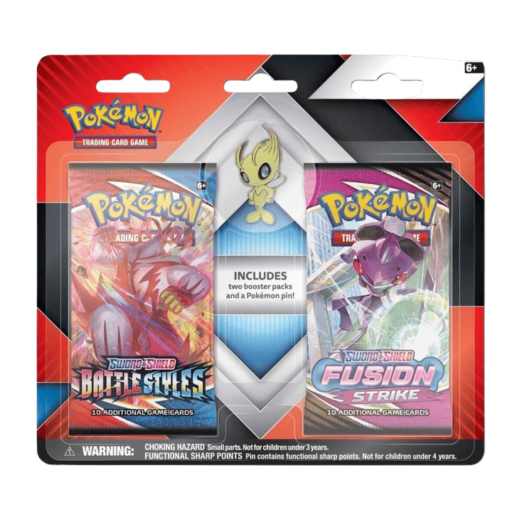 2 Booster Packs & Celebi Collector’s Pin miscp-s157 from Miscellaneous Set