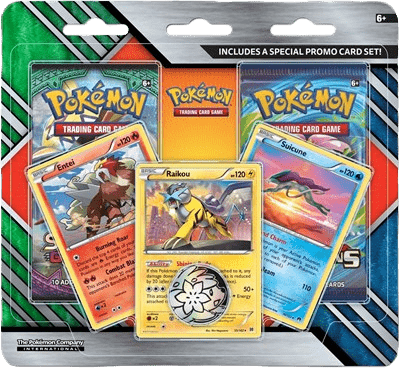 2-Pack Blister Pack (Raikou, Entei, & Suicune) miscp-s342 from Miscellaneous Set