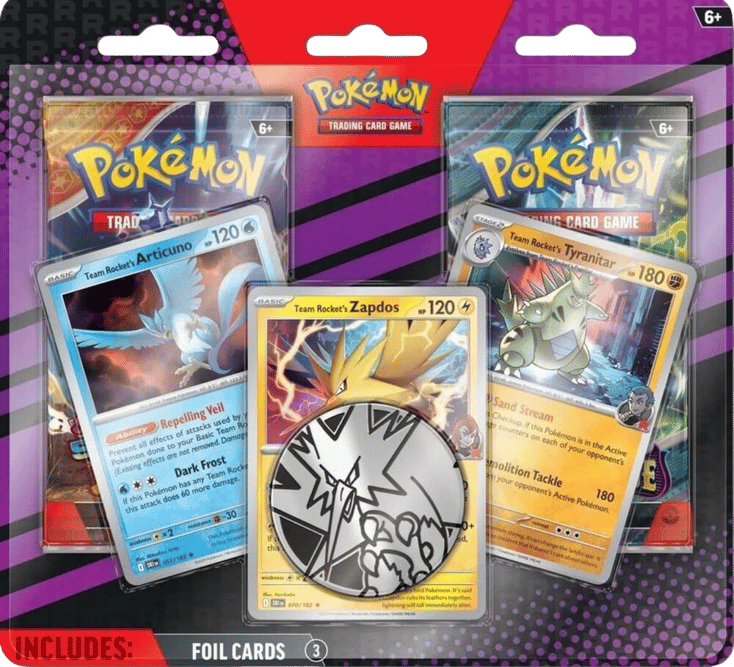 2-Pack Blister Pack (Team Rocket’s Articuno, Zapdos & Tyranitar) miscp-s94 from Miscellaneous Set