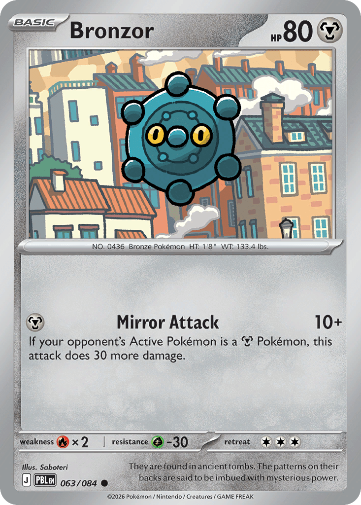 Bronzor me5-63 Common from Pitch Black Set
