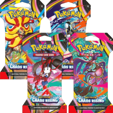 Chaos Rising Sleeved Booster Pack Art Bundle (Set of 4)