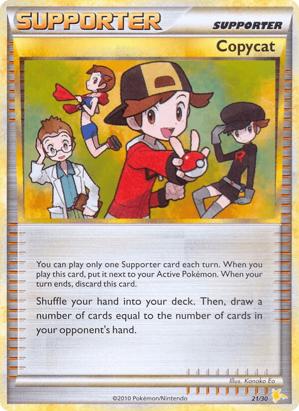 Copycat tk4a-21 Common from HGSS Trainer Kit Raichu Set