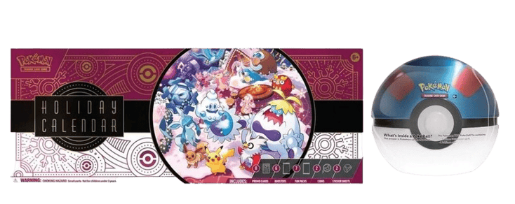 Costco Pokémon Pokémon Holiday Calendar and Great Ball Bundle miscp-s110 from Miscellaneous Set
