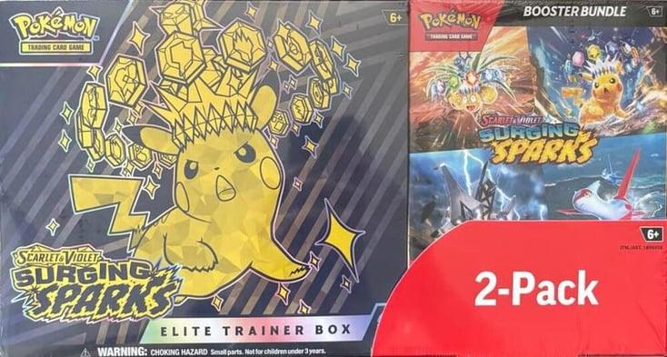 Costco Pokémon Surging Sparks 2-Pack Trainer Box and Booster Bundle miscp-s113 from Miscellaneous Set
