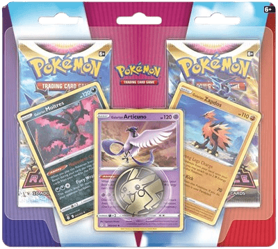 Enhanced 2-Pack Blister Pack (Galarian Articuno, Galarian Zapdos, & Galarian Moltres) miscp-s388 from Miscellaneous Set