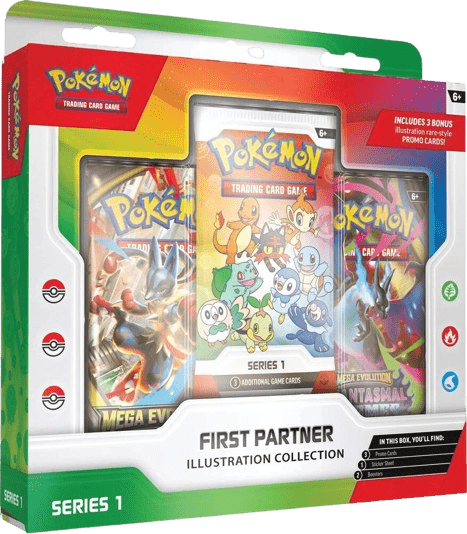 First Partner Illustration Collection (Series 1) mep-s1 from Mega Evolution Black Star Promos Set