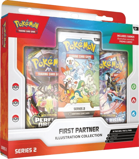 First Partner Illustration Collection (Series 2) mep-s3 from Mega Evolution Black Star Promos Set
