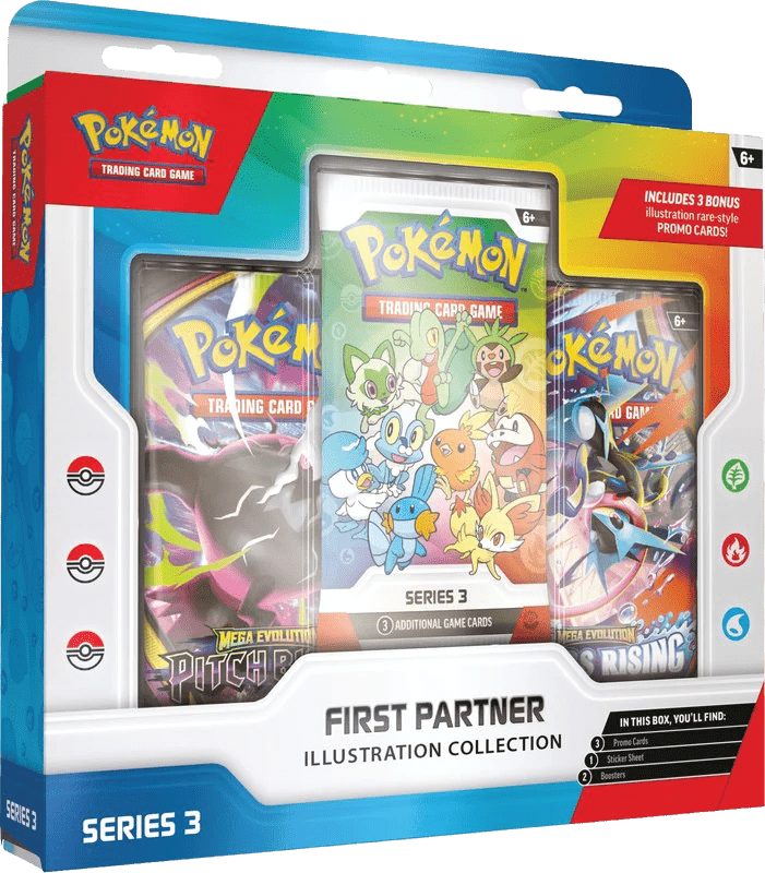 First Partner Illustration Collection (Series 3) mep-s4 from Mega Evolution Black Star Promos Set