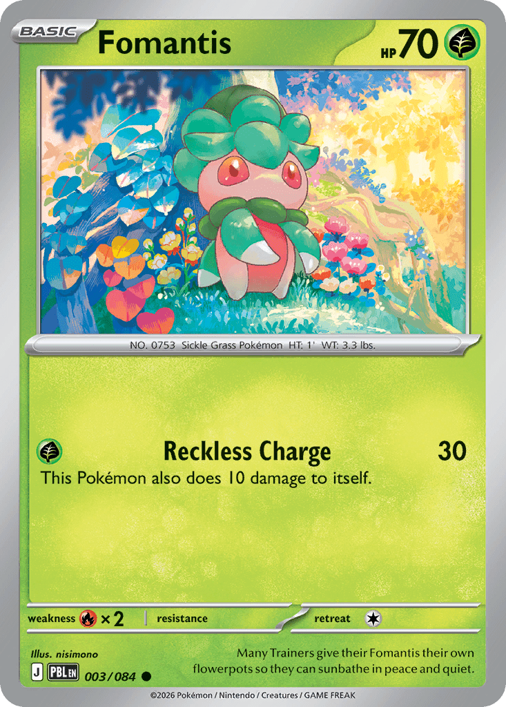 Fomantis me5-3 Common from Pitch Black Set