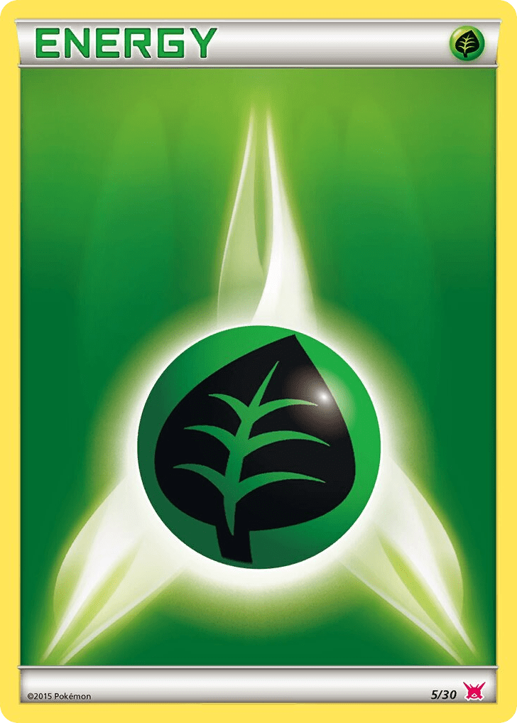 Grass Energy tk8b-5 Common from XY Trainer Kit Latias Set