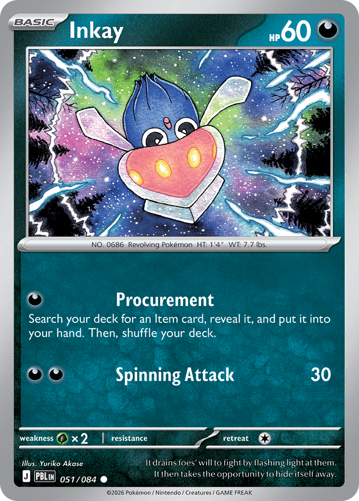 Inkay me5-51 Common from Pitch Black Set