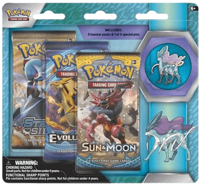 Legendary Beasts Collector Pin 3 Pack Blister (Suicune) miscp-s451 from Miscellaneous Set