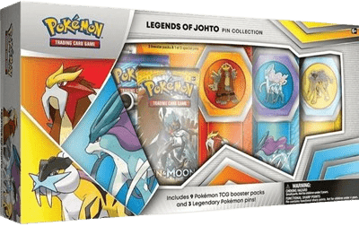Legends of Johto Pin Collection miscp-s543 from Miscellaneous Set