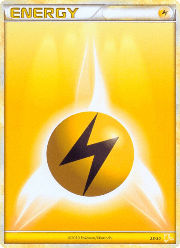 Lightning Energy tk4a-28 Common from HGSS Trainer Kit Raichu Set