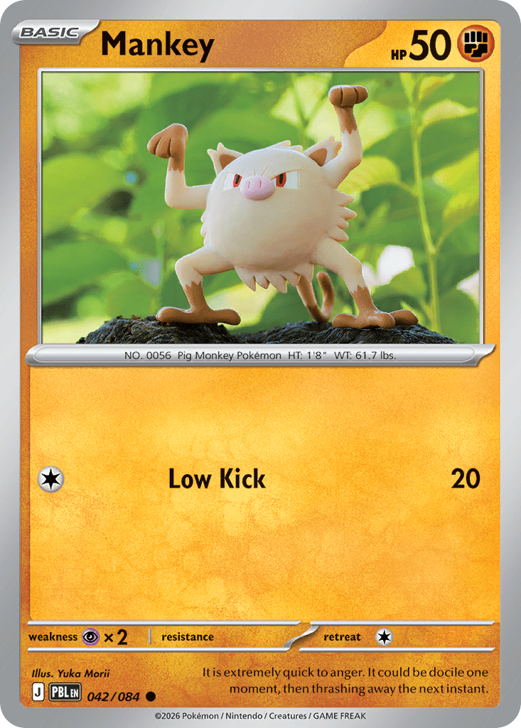 Mankey me5-42 Common from Pitch Black Set