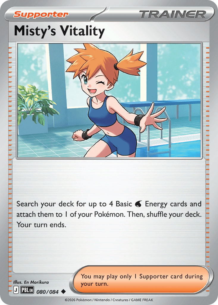 Misty’s Vitality me5-80 Uncommon from Pitch Black Set